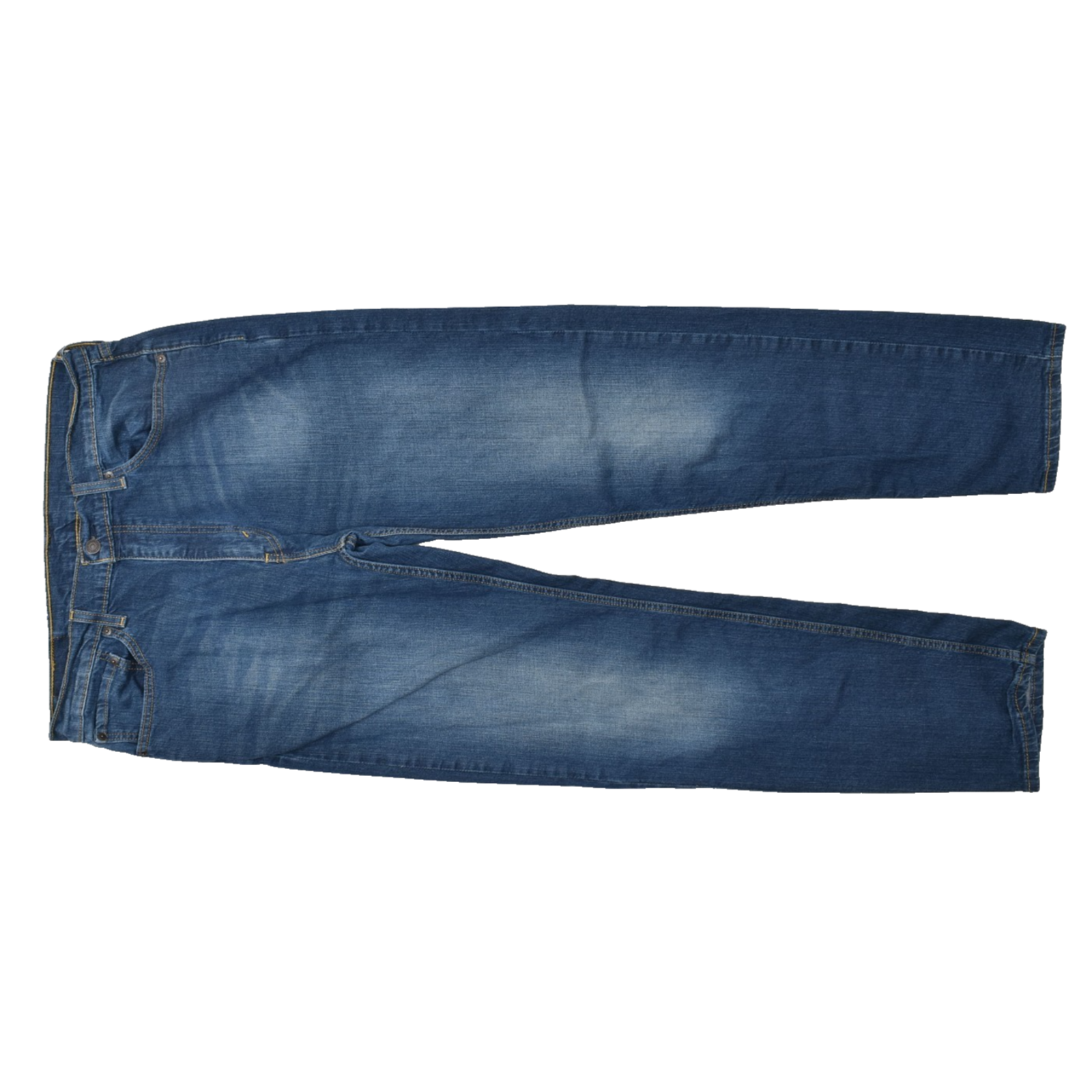 Levi's 505 Regular Fit Jeans Men's 36x34 Blue Denim Stretch Casual Workwear